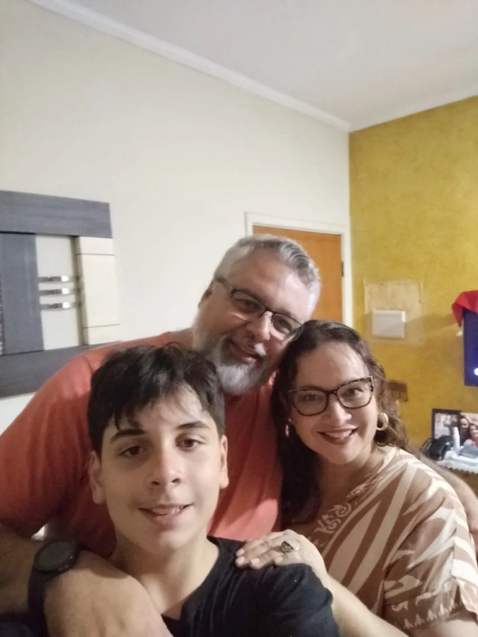 A foto original da família